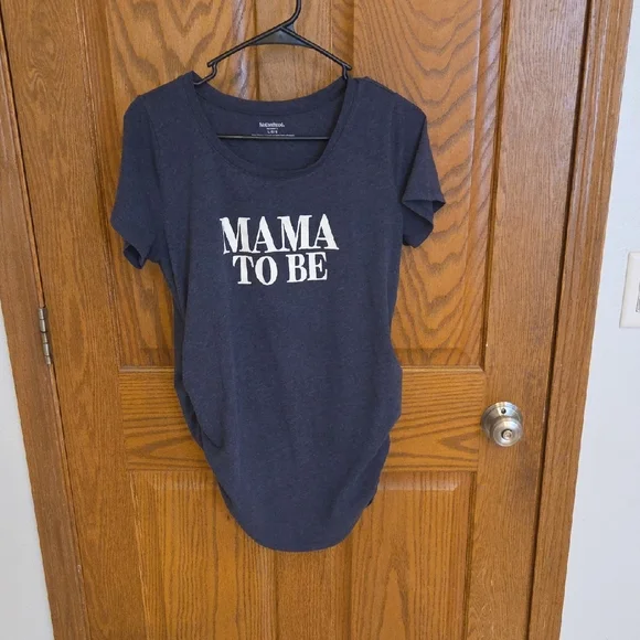 LOT Of 5 Maternity Short Sleeve Shirts - Picture 2 of 10